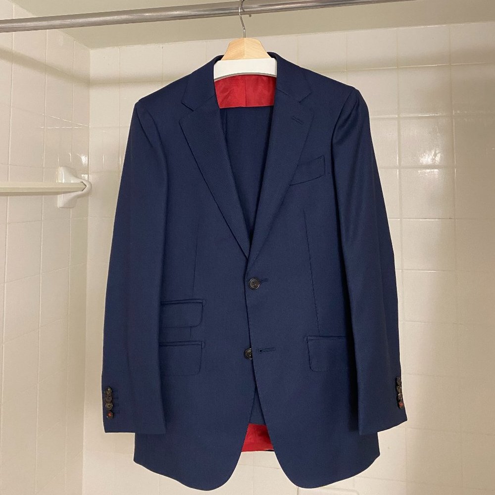 Suit Supply SuitSupply Navy MTM Suit Up 34R